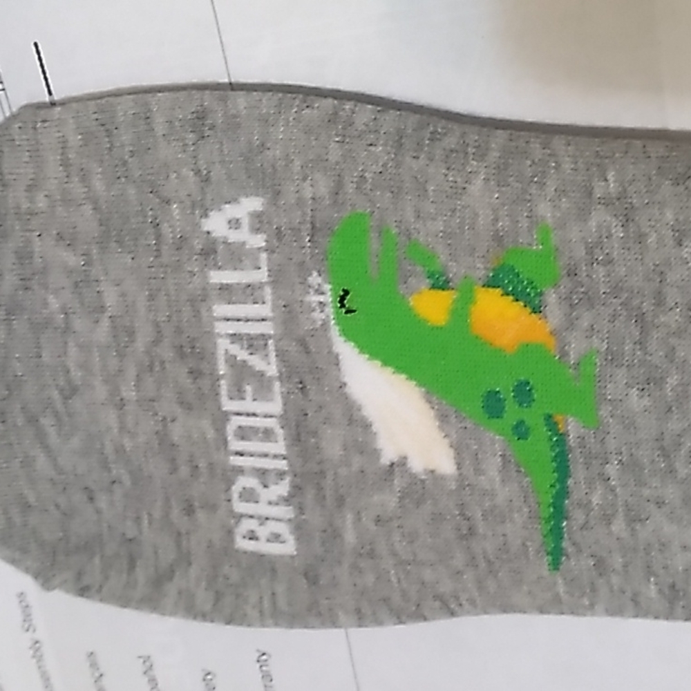 No-show HOTSOX BRIDEZILLA Size 9-11 fits 4-10